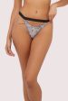 Talia Renaissance Printed Mesh Thong Online Sale