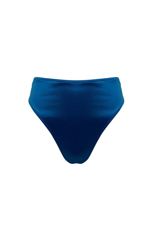 Sadie Cornflower Blue High Waisted Bikini Bottom Fashion