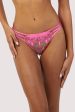 Tasha Pink Illusion Mesh Thong Cheap