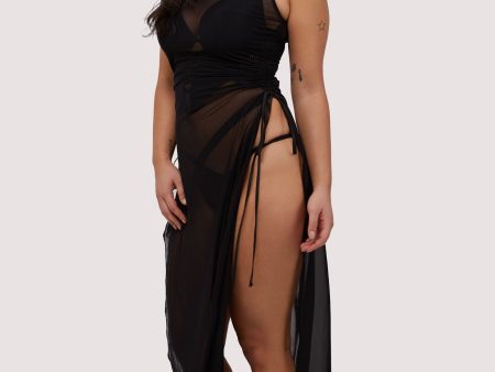 Saffi Ruched Mesh Bodycon Dress Fashion