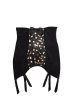 Solar Black and Gold Cosmic Print Girdle Discount