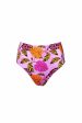 Riley Mix & Match Pink Palm Print High Waisted Bikini Bottom Online Sale