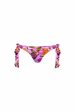 Riley Mix & Match Pink Palm Print Tie Side Bikini Bottom For Discount