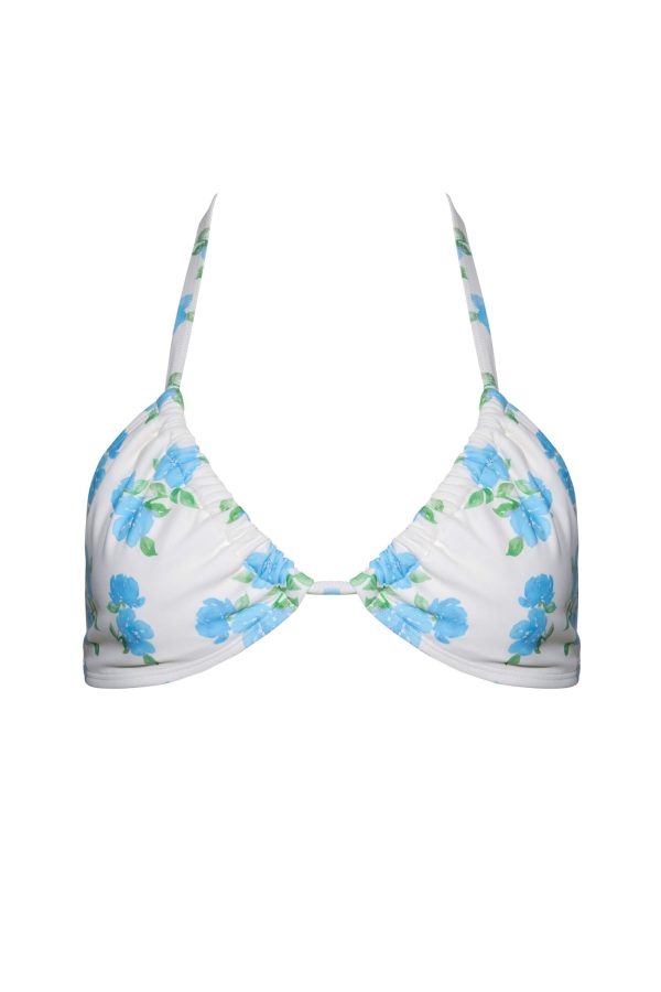 Amelia Fuller Bust Mix & Match Watercolour Floral Triangle Bikini Top For Sale