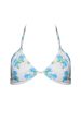 Amelia Fuller Bust Mix & Match Watercolour Floral Triangle Bikini Top For Sale