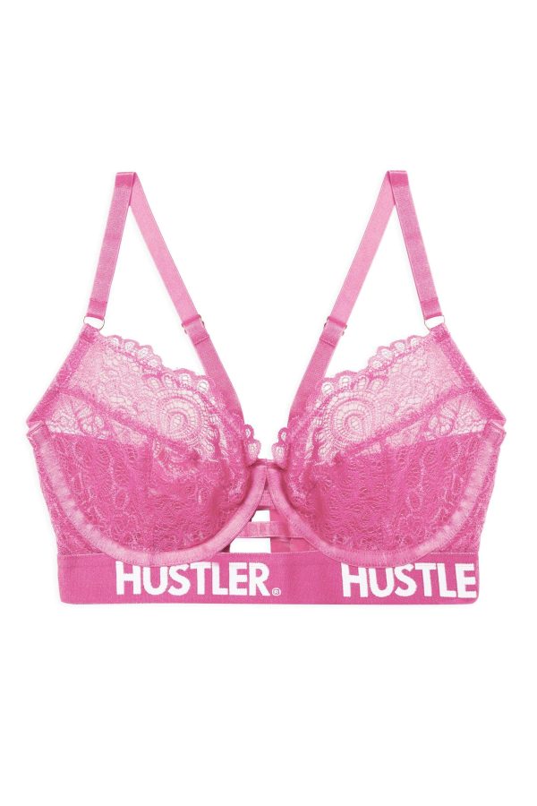 Branded Pink Curve Lace Bra Discount