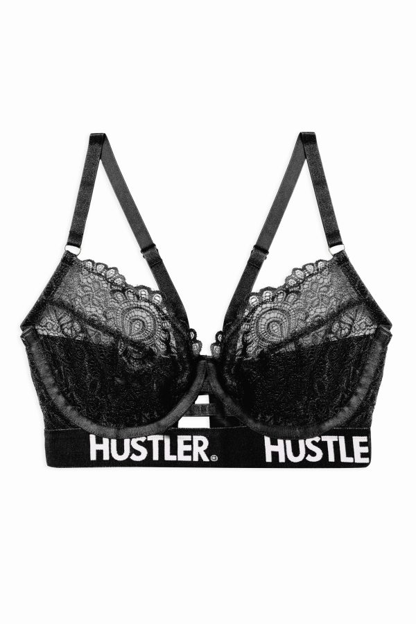 Branded Black Lace Bra For Discount