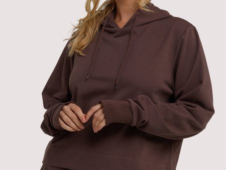 Brown Hooded Top Cheap