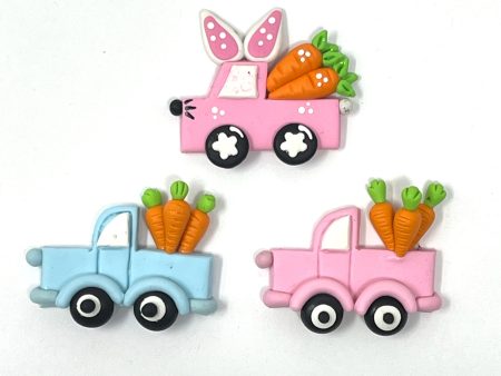 Handmade Clay Doll - Easter truck For Sale