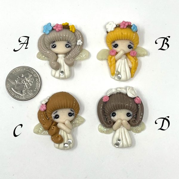 Handmade Clay Doll - Angels For Discount