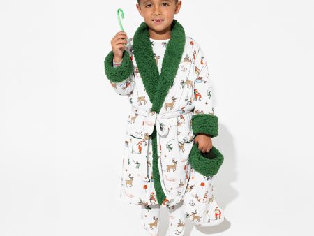 Santa s Workshop Kids  Bamboo Sherpa Robe Supply