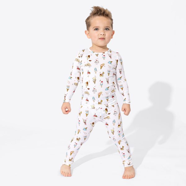 Ice Cream Bamboo Kids Pajamas Cheap