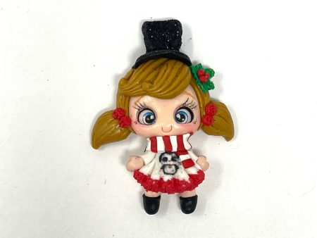 Handmade Clay Doll - Holiday girl For Discount