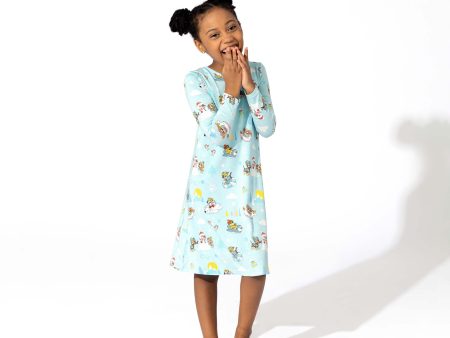 PAW Patrol: Winter Bamboo Girls  Long Sleeve Dress Online