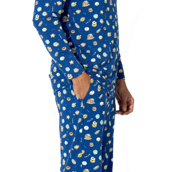 Hanukkah Cookies Bamboo Men s Pajama Set Cheap