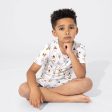 Ice Cream Bamboo Kids Pajama Short Set For Sale