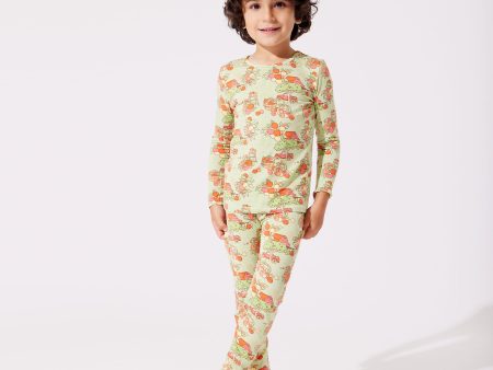 Apple Orchard Bamboo Kids Pajamas For Cheap