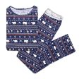 Polar Isle Blue Bamboo Men s Pajama Set For Cheap