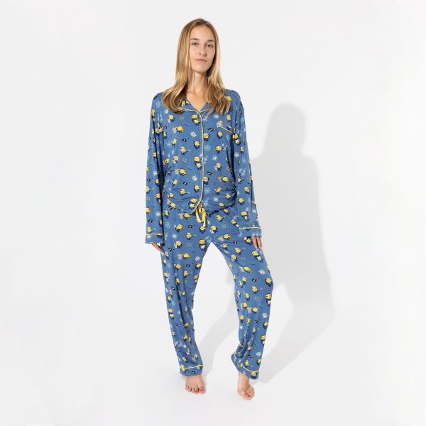 Despicable Me 4: Minions AVL Bamboo Women s Pajama Set Fashion