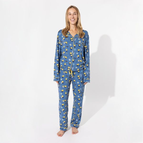 Despicable Me 4: Minions AVL Bamboo Women s Pajama Set Fashion