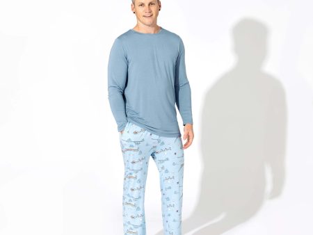 Winter Train Bamboo Men s Pajama Set Hot on Sale