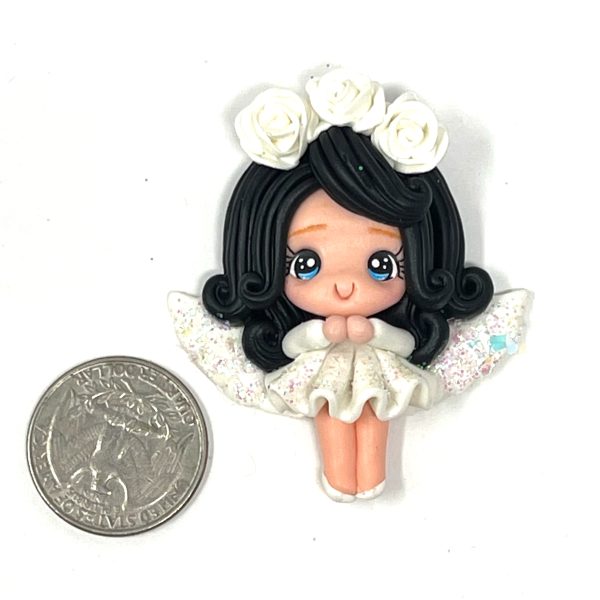 Handmade Clay Doll - Angel girl Hot on Sale