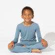 Oasis Teal Bamboo Kids Pajamas Fashion