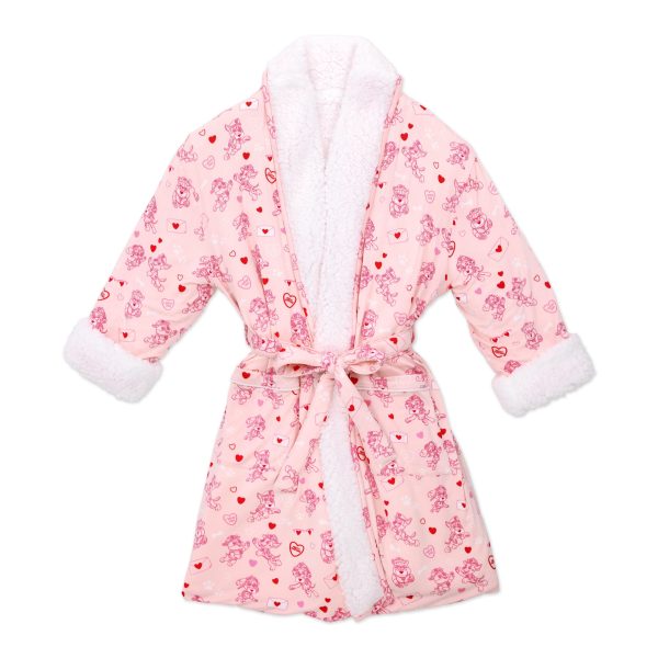 PAW Patrol: Valentine s Pink Kids Bamboo Sherpa Robe Online