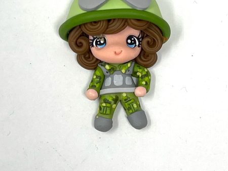 Handmade Clay Doll - Soldier Discount