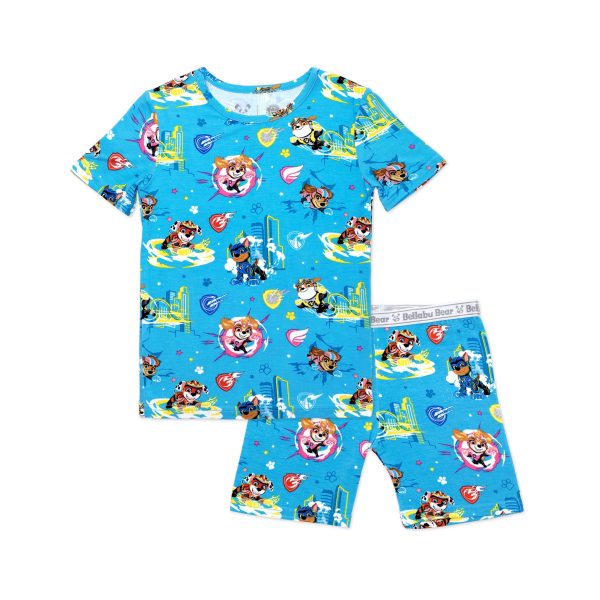 PAW Patrol: The Mighty Movie - Mighty Pups Bamboo Kids Pajama Short Set For Sale