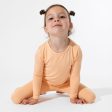 Peach Fuzz Bamboo Kids Pajamas Hot on Sale