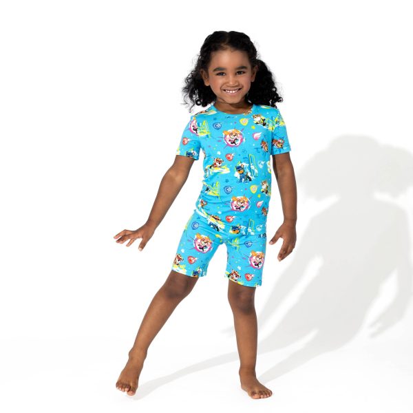 PAW Patrol: The Mighty Movie - Mighty Pups Bamboo Kids Pajama Short Set For Sale