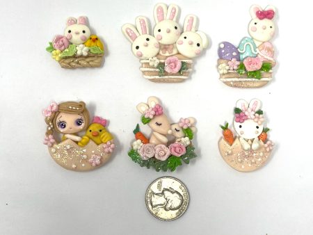 Handmade Clay Doll - Easter For Cheap