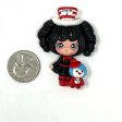 Handmade Clay Doll - Cat in the hat girl Discount