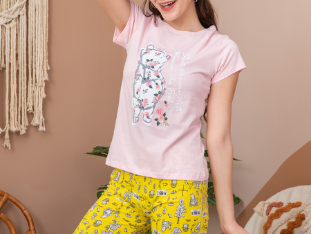 SWEET DREAMS POOH بيجاما بناتي شورت Online Hot Sale