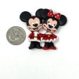 Handmade Clay Doll - Christmas Minnie and Mickey Sale