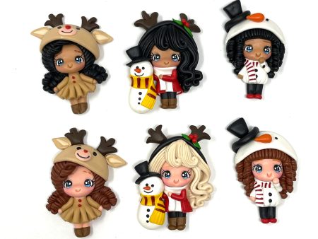 Handmade Clay Doll - Winter girls Online Hot Sale