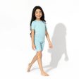 Adventure Blue Bamboo Kids Pajama Short Set Fashion