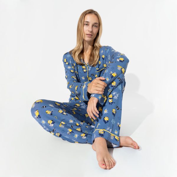 Despicable Me 4: Minions AVL Bamboo Women s Pajama Set Fashion