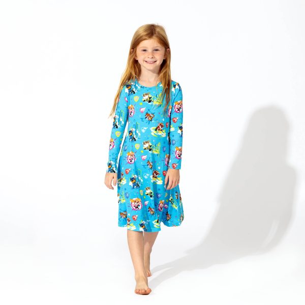 PAW Patrol: The Mighty Movie - Mighty Pups Bamboo Girls  Long Sleeve Dress For Sale