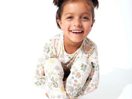 Fall Floral Bamboo Kids Pajamas Fashion