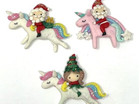 Handmade Clay Doll - Holidays Unicorn Cheap