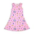 Pink Lemonade Bamboo Girls  Sleeveless Dress For Discount