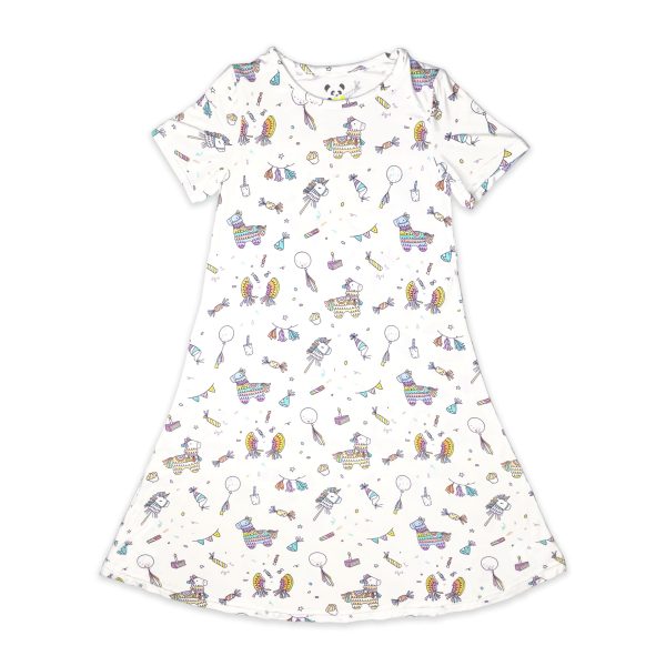 Pinata Bamboo Girls  Short Sleeve Dress Online now