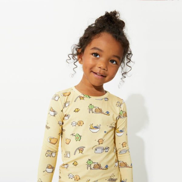 Love You Brunches Bamboo Kids Pajamas Cheap