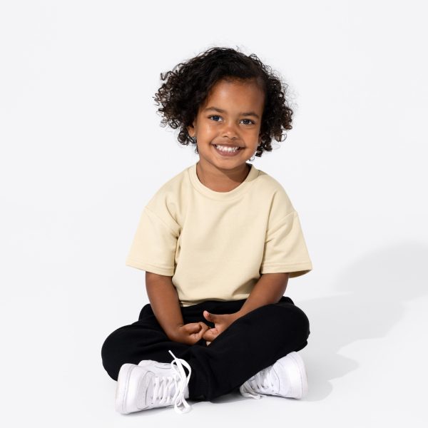 Oat Bamboo Terry Kids Oversized T-Shirt Sale