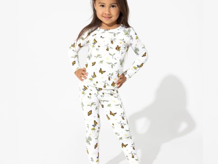 Monarch Butterfly Bamboo Kids Pajamas Sale