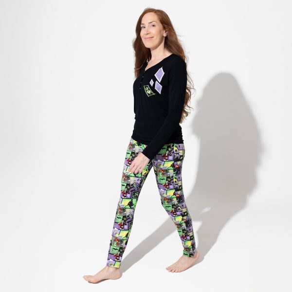 Batman Baddies Bamboo Women s Pajama Set on Sale