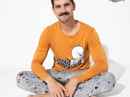 Casper Halloween Bamboo Men s Pajama Set For Discount