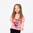 PAW Patrol: The Mighty Movie Skye Dusty Rose Bamboo Terry Kids Oversized T-Shirt Fashion